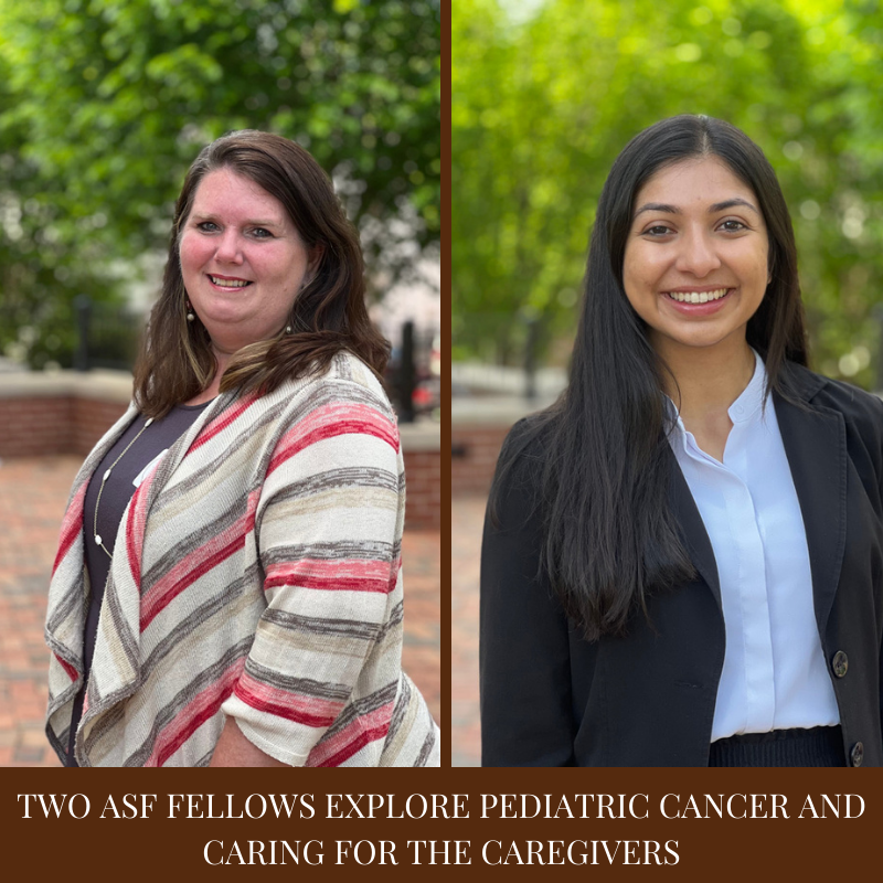 Read more about the article Two ASF Fellows explore pediatric cancer and caring for the caregivers