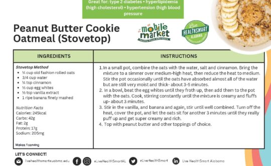 LHSA_Mobile-Market-Recipe_Peanut-Butter-Cookie-Oatmeal-Stovetop-_v2