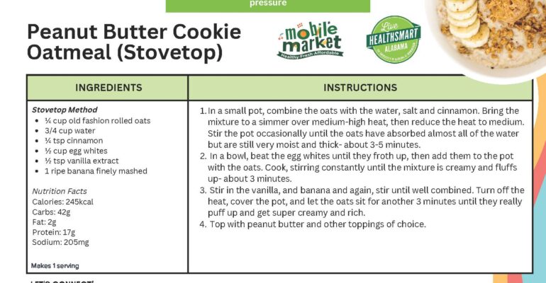 LHSA_Mobile-Market-Recipe_Peanut-Butter-Cookie-Oatmeal-Stovetop-_v2